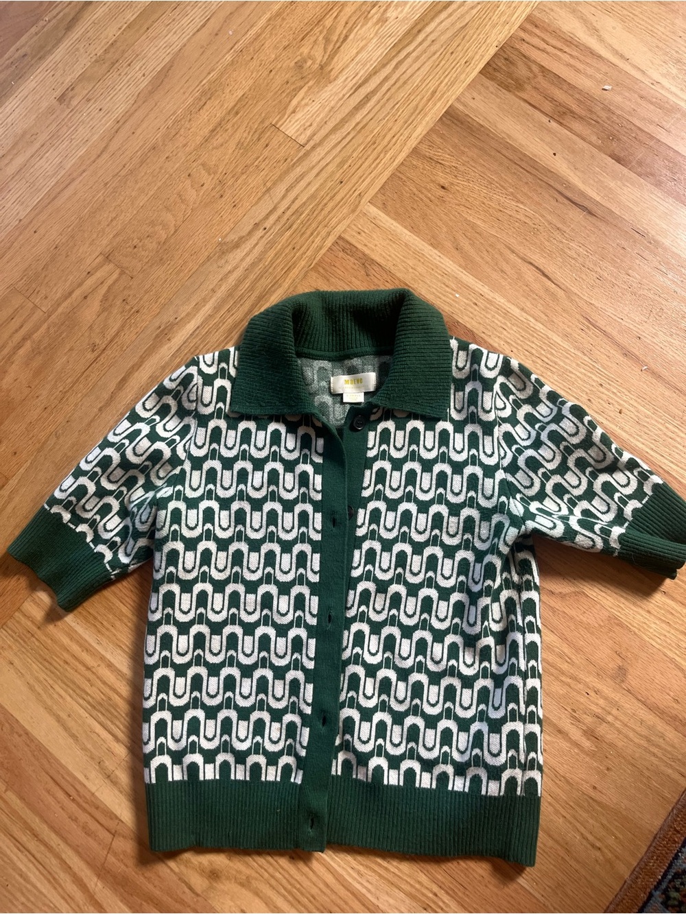 Anthro Short-Sleeve Cardigan - Picture 2 of 3